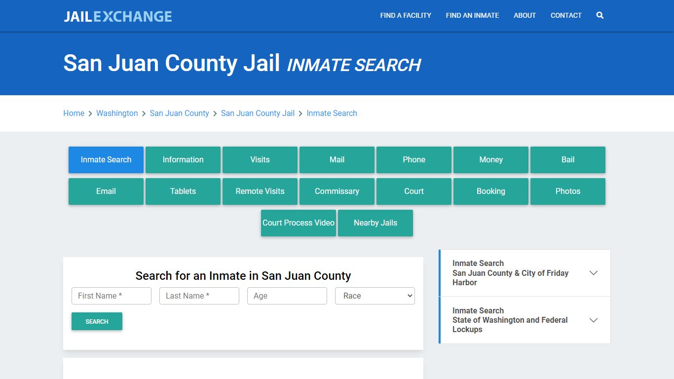 San Juan County Jail, WA Inmate Search: Roster & Mugshots