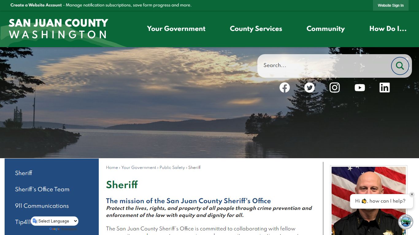 Sheriff | San Juan County, WA